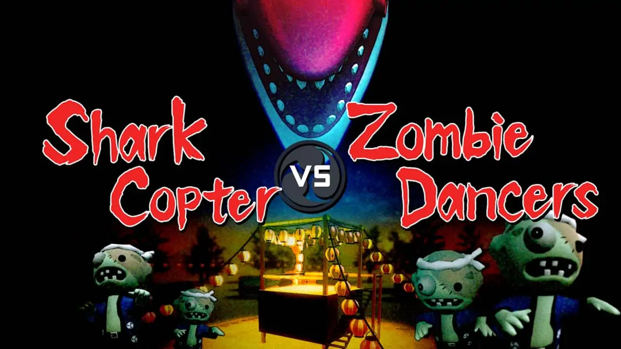[NS]鲨鱼直升机VS霹雳舞僵尸|Shark Copter vs Zombie Dancers-猫叔电玩