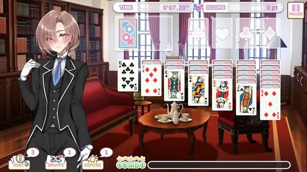 图片[2]-[NS]男娘克朗代克纸牌|可爱男生纸牌接龙|Otoko Cross: Pretty Boys Klondike Solitaire-猫叔电玩