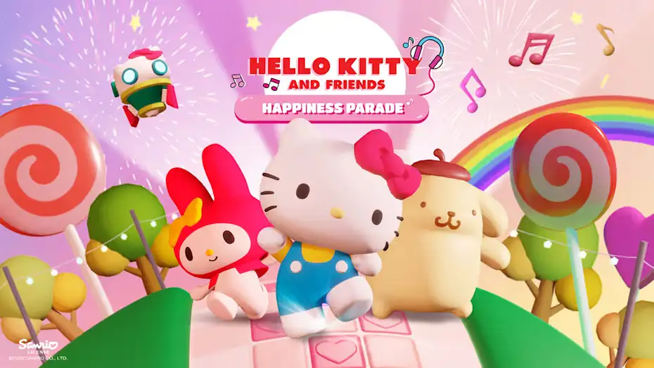 [NS]凯蒂和朋友们的幸福大游行|Hello Kitty and Friends: Happiness Parade中文-猫叔电玩
