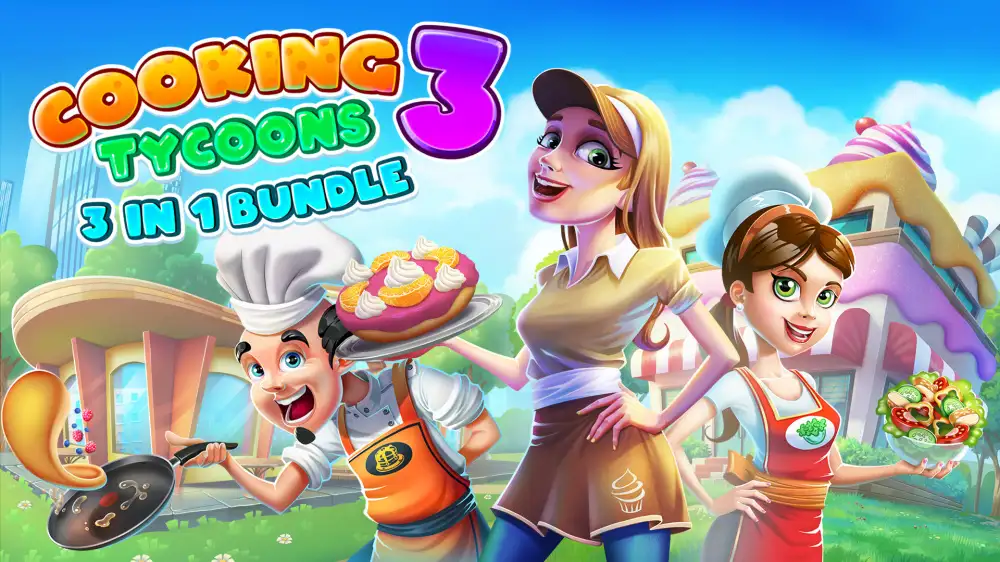 [NS]烹饪大亨3：三合一|Cooking Tycoons 3: 3 in 1 Bundle中文-猫叔电玩