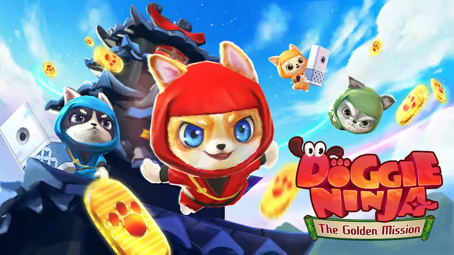 [NS]狗狗忍者：黄金任务|Doggie Ninja The Golden Mission中文-猫叔电玩