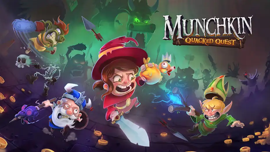 [NS]小白笨拙之旅|曼欽：破碎探险|Munchkin: Quacked Quest-猫叔电玩