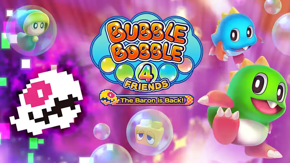 [NS]泡泡龙4：伙伴|Bubble Bobble 4 Friends中文-猫叔电玩