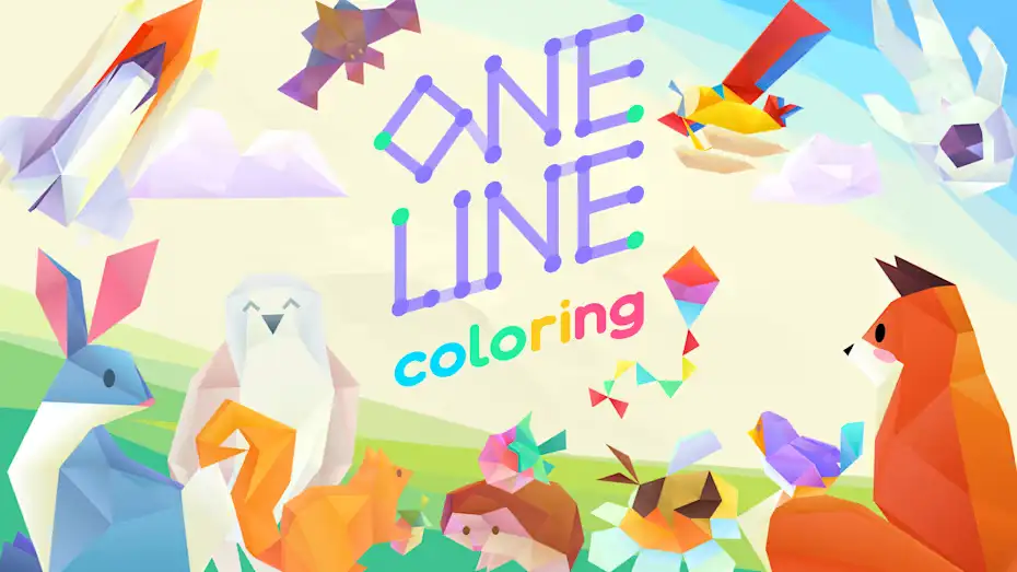 [NS]一线条着色|One Line Coloring中文-猫叔电玩