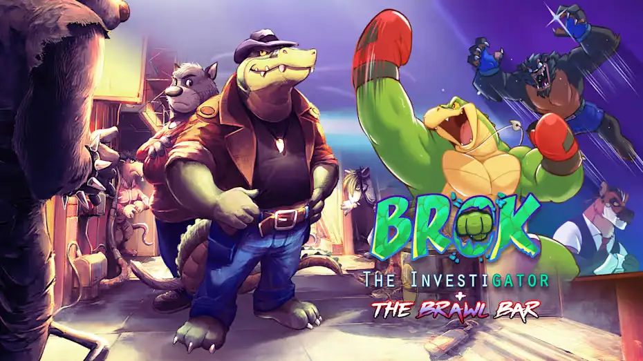 [NS]鳄鱼侦探布罗格：乱斗酒吧|Brok the Investigator: The Brawl Bar中文-猫叔电玩