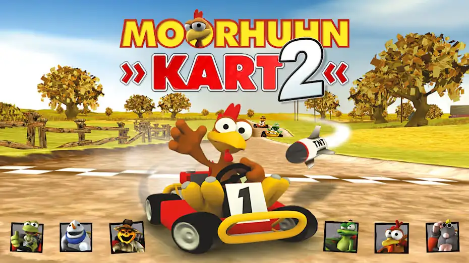 [NS]怪鸡卡丁赛2|Moorhuhn Kart 2-猫叔电玩