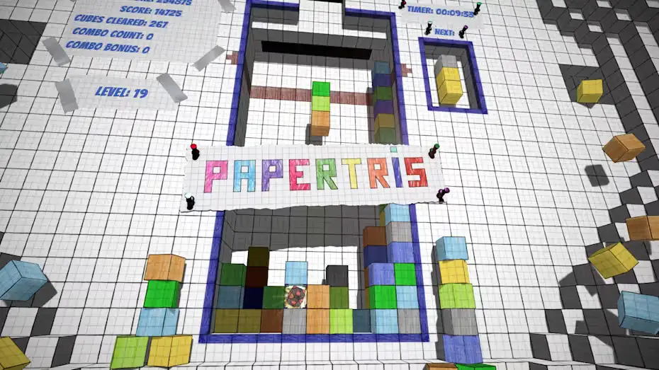 [NS]纸俄罗斯方块|纸质方块|Papertris-猫叔电玩