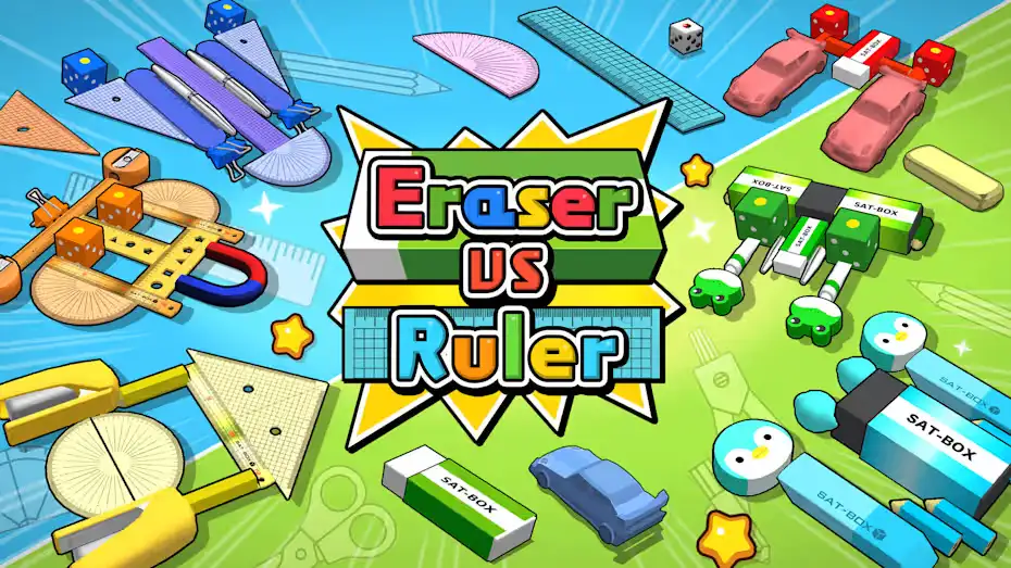 [NS]橡皮擦VS尺子|Eraser VS Ruler-猫叔电玩