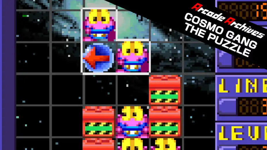 [NS]街机博物馆：小蜜蜂方块|Arcade Archives Cosmo Gang The Puzzle-猫叔电玩