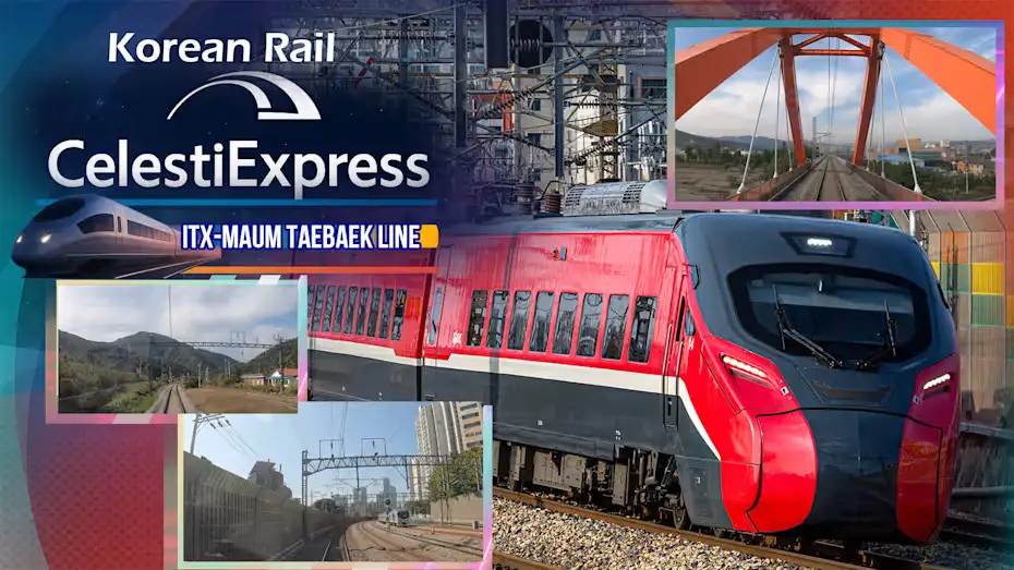 [NS]韩国铁路Celesti特快ITX-MAUM太白线|Korean Rail Celesti Express ITX-MAUM Taebaek Line中文-猫叔电玩