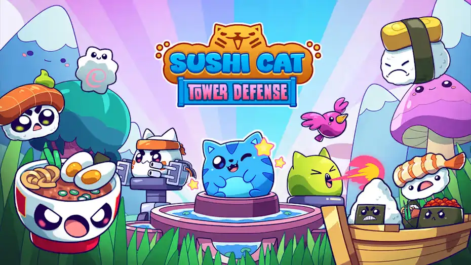[NS]寿司猫：塔防|Sushi Cat: Tower Defense中文-猫叔电玩