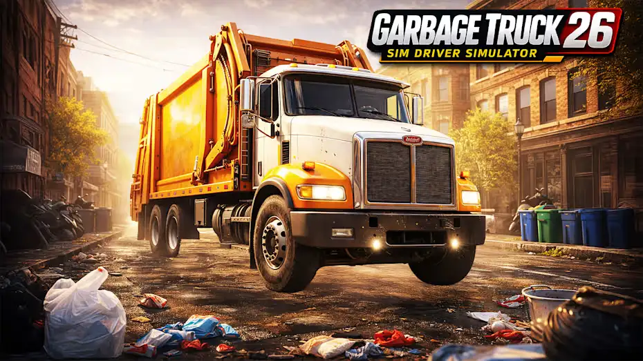 [NS]垃圾车驾驶模拟器26|Garbage Truck Sim Driver Simulator 26-猫叔电玩