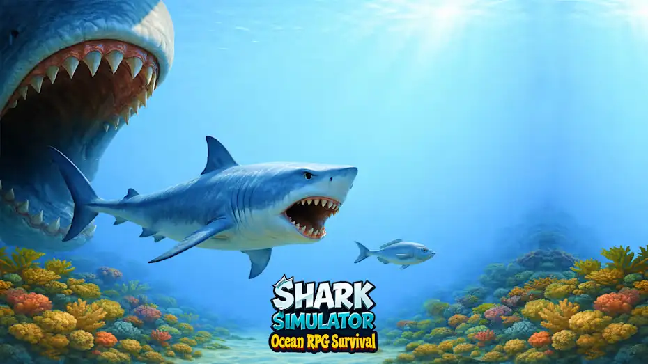 [NS]鲨鱼模拟器：海洋角色扮演生存|Shark Simulator: Ocean RPG Survival-猫叔电玩